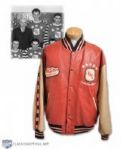 Emile "Butch" Bouchards 1947 NHL All-Star Game Roots Leather Jacket
