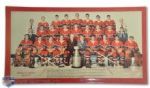 Emile "Butch" Bouchards 1952-53 Stanley Cup Champions Montreal Canadiens Celluloid Team Photo (11" x 20")