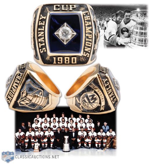 Robert "Butch" Gorings 1979-80 New York Islanders Stanley Cup Championship 10K Gold Ring