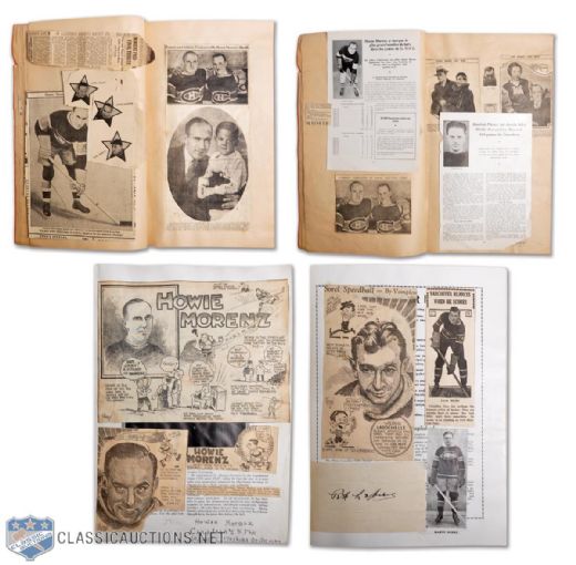 1930s Howie Morenz / Montreal Canadiens Scrapbooks (2)