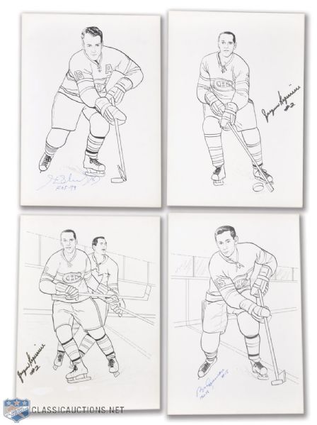 Tex Coulters 1963-64 Montreal Canadiens Coloring Book Original Artwork (29)