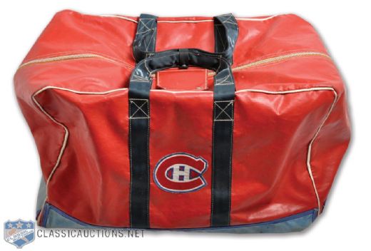 Yvan Cournoyers 1970s Montreal Canadiens Equipment Bag