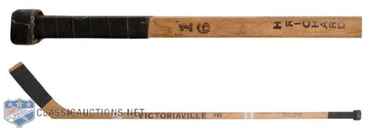 Henri Richards Late-1960s Early-1970s Montreal Canadiens Victoriaville Pro Game-Used Stick