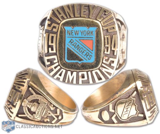 New York Rangers 1994 Stanley Cup Balfour Ring with COA