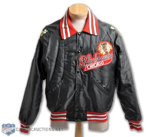 Vintage 1970s Chicago Black Hawks Jacket