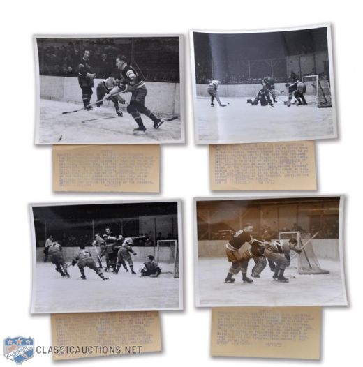 December 17th 1935 New York Rangers 500th Game vs Montreal Canadiens Acme Photos (4)