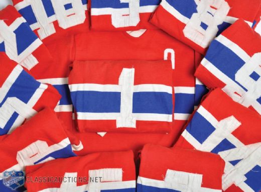 Montreal Canadiens Style 1960s Hockey Jersey Set of 12