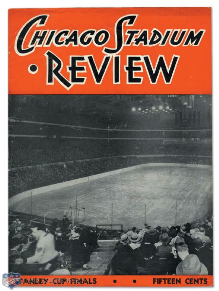 1938 Stanley Cup Finals Program - Chicago Black Hawks vs Toronto Maple Leafs