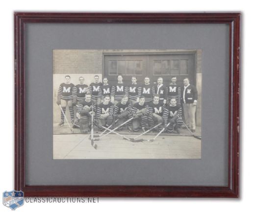 Montreal Maroons 1929-30 Framed Team Photo (9 3/4" x 11 3/4")