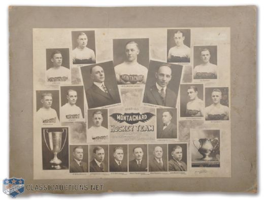 Ottawa Montagnard 1923-24 Team Photo with Frank Finnigan (15" x 20")
