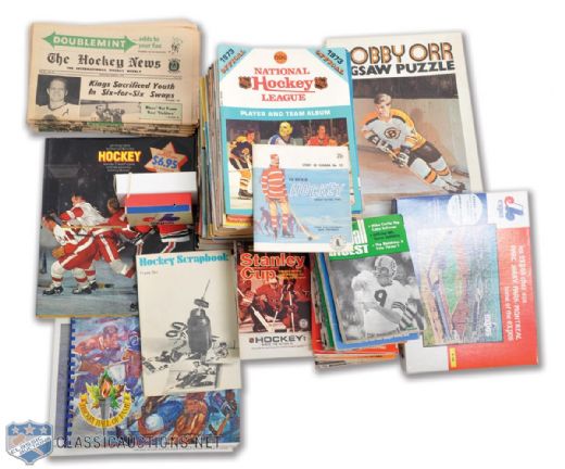 Late-1960s/Early-1970s Publication and Memorabilia Collection of 110+
