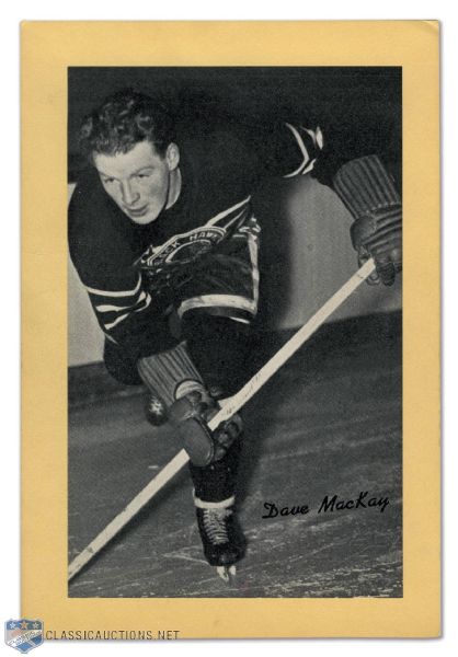 Bee Hive Group 1 (1934-43) Dave MacKay Chicago Black Hawks Short Print Photo