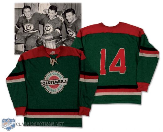 Quebec Aces 1950s Game-Worn Wool Sweater
