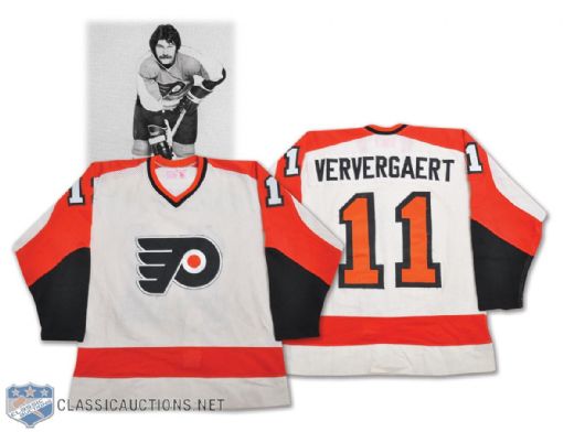 Dennis Ververgaerts 1979-80 Philadelphia Flyers Game-Worn Jersey