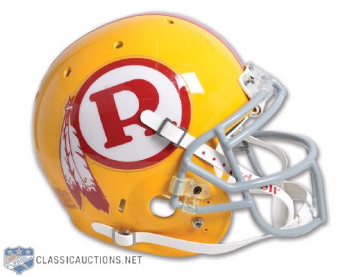 Brandon Lloyds 2007 Washington Redskins Game-Worn 75th Anniversary Helmet with Team LOA