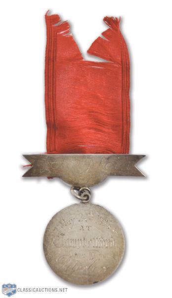 John Meins May 24th 1893 Peterboro Lacrosse Club Medal