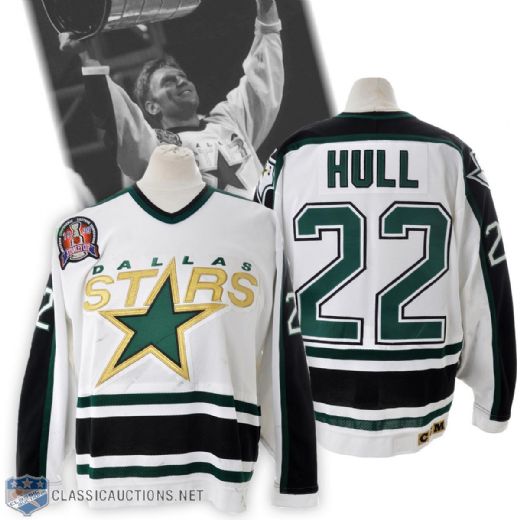 Brett Hulls 1998-99 Dallas Stars Game-Worn Stanley Cup Finals Jersey