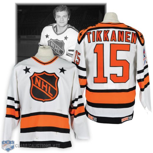 Esa Tikkanens Rendez-Vous 87 NHL All-Stars Game-Worn Jersey - Photo-Matched! 