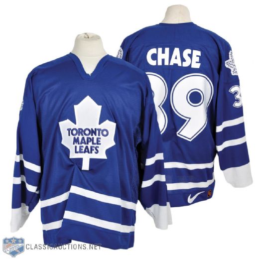 Kelly Chases 1997-98 Toronto Maple Leafs Game-Worn Preseason Jersey