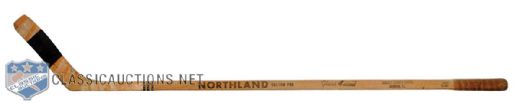 Stan Mikitas Mid-1960s Chicago Black Hawks Northland Game-Used Stick from Brett Hull Collection