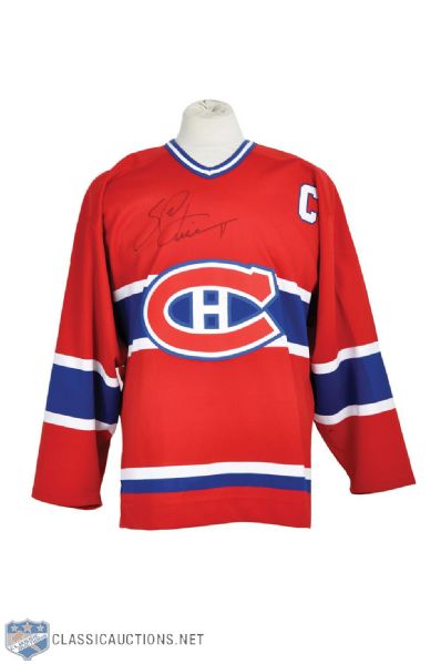 Saku Koivus 2000-01 Montreal Canadiens Signed Game-Worn Captains Jersey with LOA