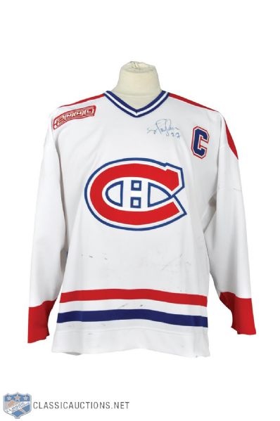 Shayne Corsons 1999-2000 Montreal Canadiens Signed "Last Game of the 20th Century" Game-Worn Jersey 
