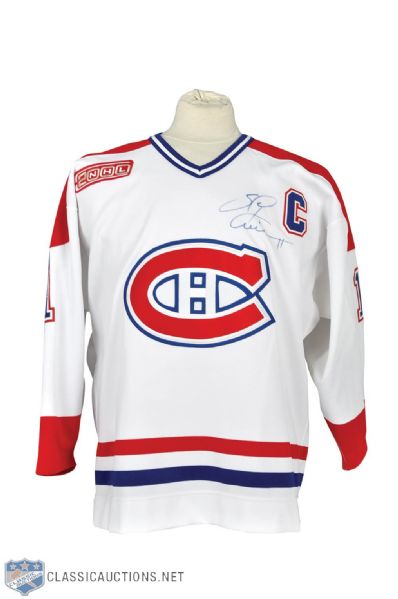Saku Koivus 1999-2000 Montreal Canadiens Signed "Last Game of the 20th Century" Game-Issued Jersey 