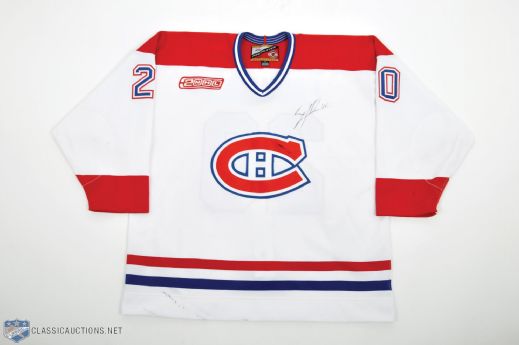 Scott Lachances 1999-2000 Montreal Canadiens Signed "Last Game of the 20th Century" Game-Worn Jersey 