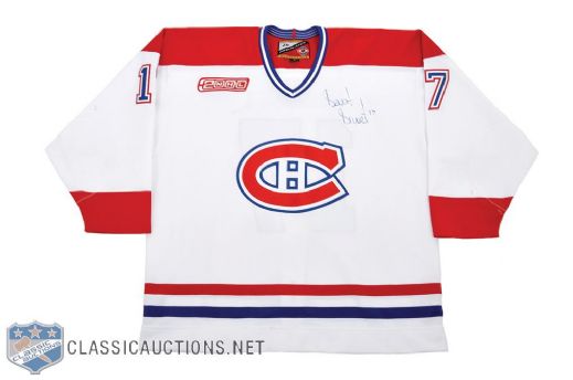 Benoit Brunets 1999-2000 Montreal Canadiens "Last Game of the 20th Century" Game-Worn Jersey 