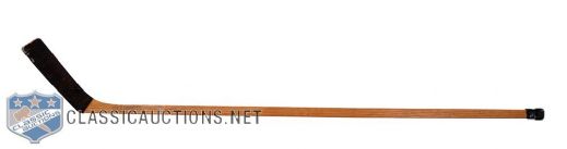 Vintage Mid-to-Late-1930s Toronto Maple Leafs Love & Bennett Game-Used Stick Attributed to Red Horner