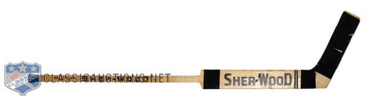 Bernie Parents Early-1970s Toronto Maple Leafs Sher-Wood Game-Used Stick