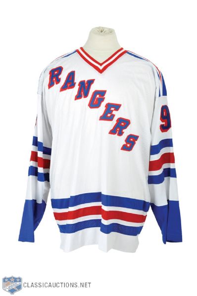 Wayne Gretzky 1997 New York Rangers Signed Vintage Pro Jersey