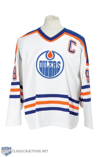 Wayne Gretzky Signed Edmonton Oilers Home Jersey