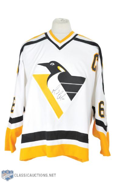 Mario Lemieux Signed Pittsburgh Penguins Captains Jersey