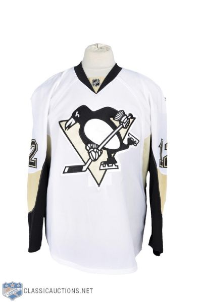 Jarome Iginlas 2012-13 Pittsburgh Penguins Game-Worn Jersey with Team LOA
