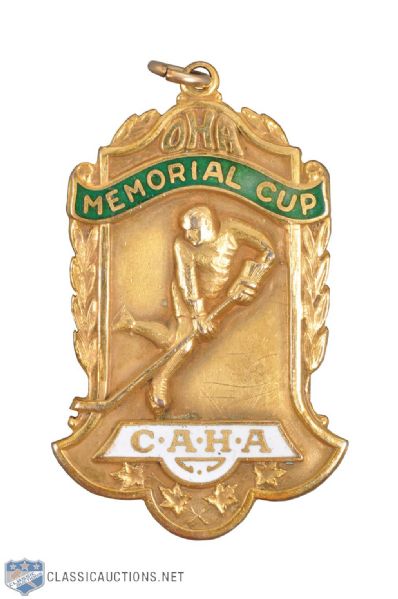 Fleming Mackells 1946-47 OHA St-Michaels Majors Memorial Cup Medal 