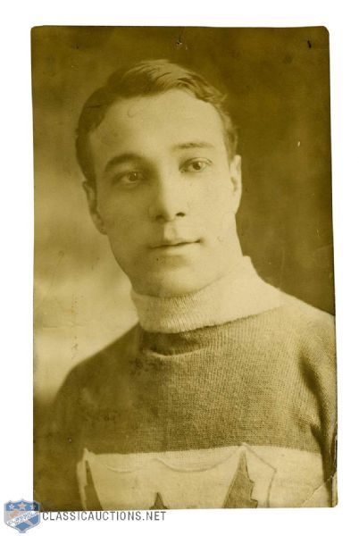 Edouard "Newsy" Lalonde Circa-1910 Montreal Nationals Vintage Postcard-Size Photograph (3" x 5") 