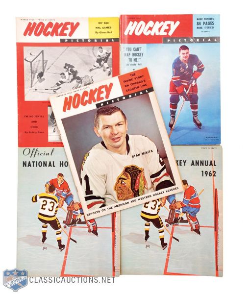 Hockey Pictorial, Hockey World, Program and Publication Collection of 265+
