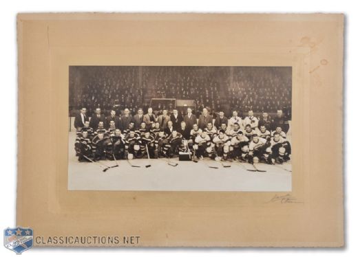 St. Louis Eagles and Ottawa Senators 1934-35 Team Photo (10" x 14")