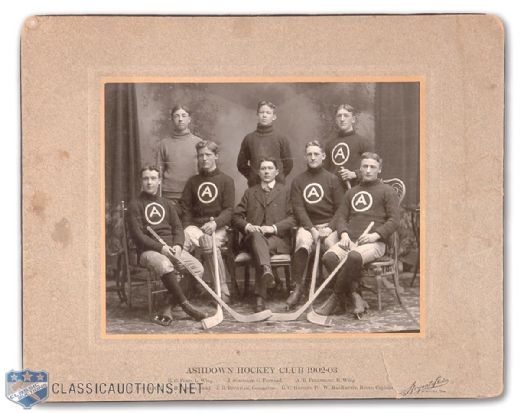 Ashdown Hockey Club 1902-03 Cabinet Photo (12" x 15")