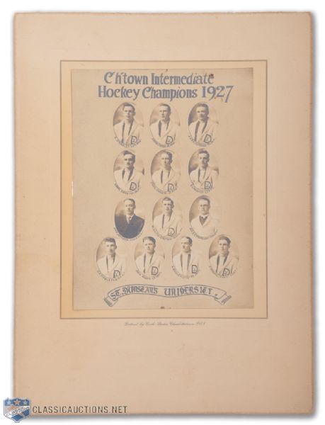 St. Dunstans University 1927 Hockey Team Photo Montage (12" x 15")