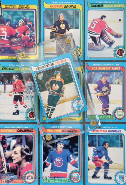1979-80 O-Pee-Chee Near Complete Set (394/396) - Wayne Gretzky RC! 