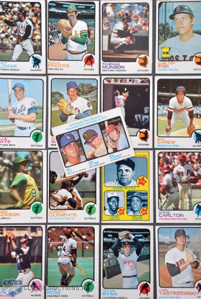 1973 O-Pee-Chee Baseball Complete 660-Card Set & 24 Team Checklist Set 