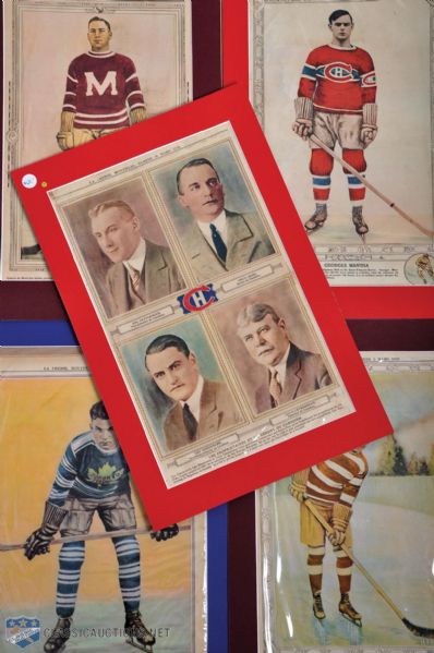 1927-32 "La Presse" Hockey Picture Collection of 20