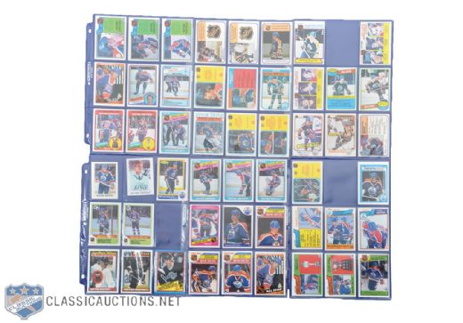 Wayne Gretzky Hockey Card Collection of 400+ with 1979-80 O-Pee-Chee RC