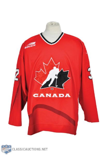 Todd Bertuzzis 1997-98 Team Canada Game-Worn Jersey with LOA