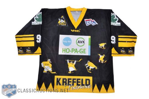 Jason Meyers 1996-97 DEL Krefeld Penguins Game-Worn Jersey
