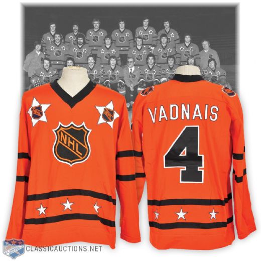 Carol Vadnais 1978 NHL All-Star Game Campbell Conference Game-Worn Jersey