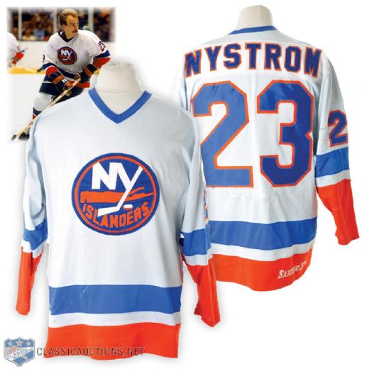 Bob Nystroms 1981-82 New York Islanders Game-Worn Jersey