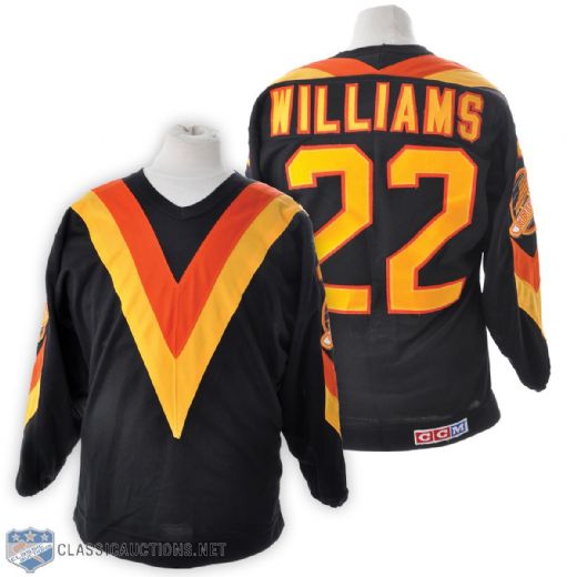 Dave "Tiger" Williams 1983-84 Vancouver Canucks Game-Worn Road Jersey